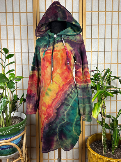 Hoodie Sweatshirt Dress - MEDIUM