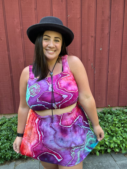 Waffle Skort Set - LARGE