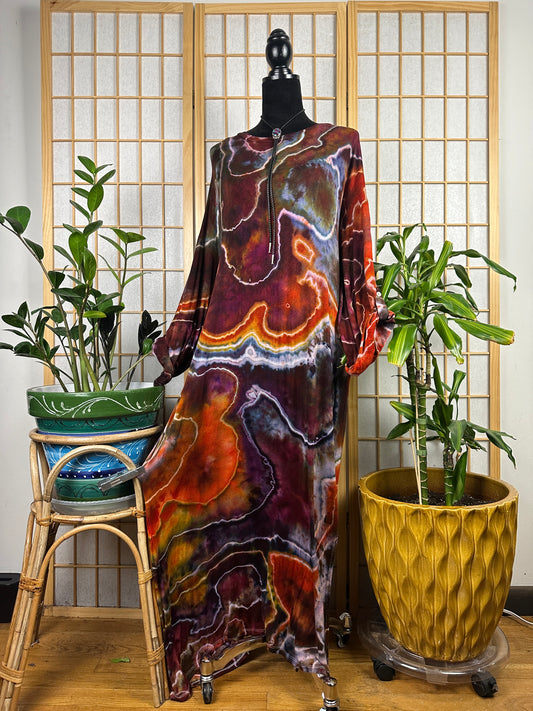 Button Sleeve Maxi - 2X