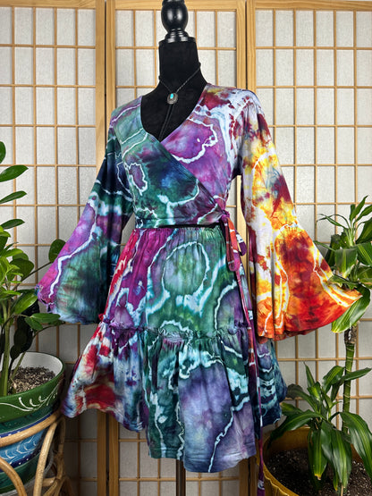 Spinner Mini Skirt/Wrap Top Set - LG/XL