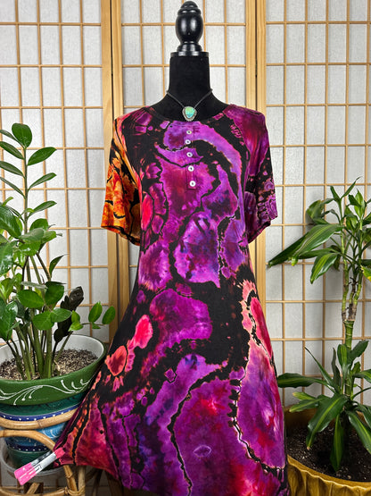Button Swing Dress - XL/1X