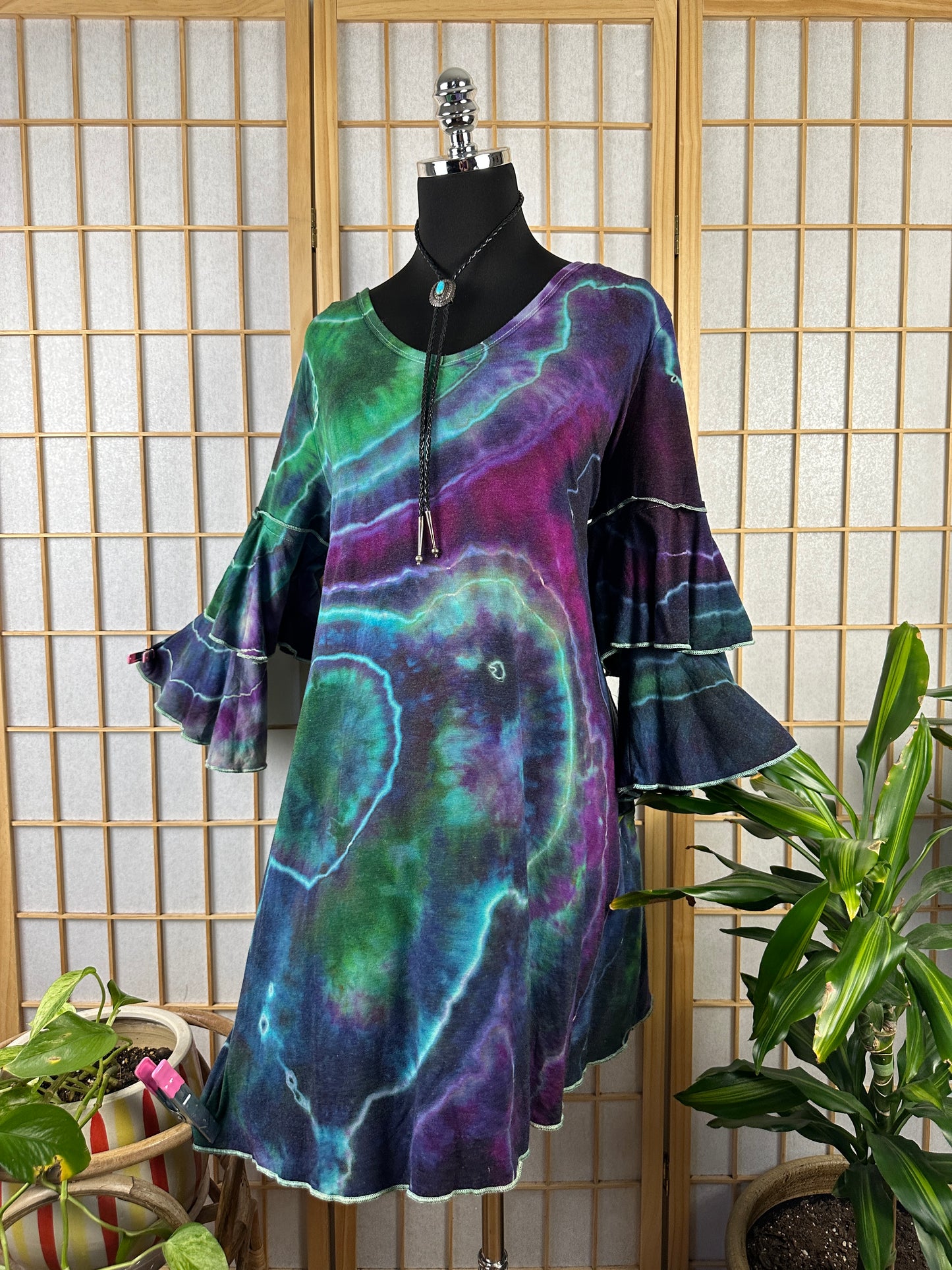 Bell Sleeve Dress - LARGE