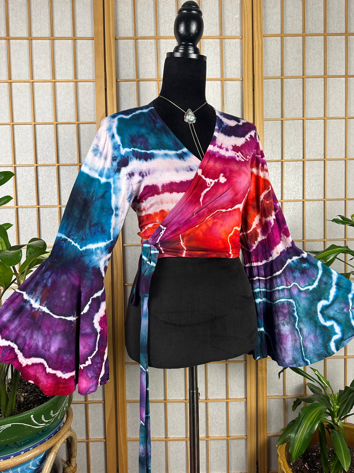 Spinner Skirt/Wrap Top Set - XL/1X **DISCOUNTED due to DEFECT**