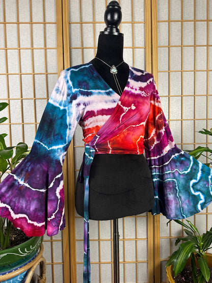 Spinner Skirt/Wrap Top Set - XL/1X **DISCOUNTED due to DEFECT**