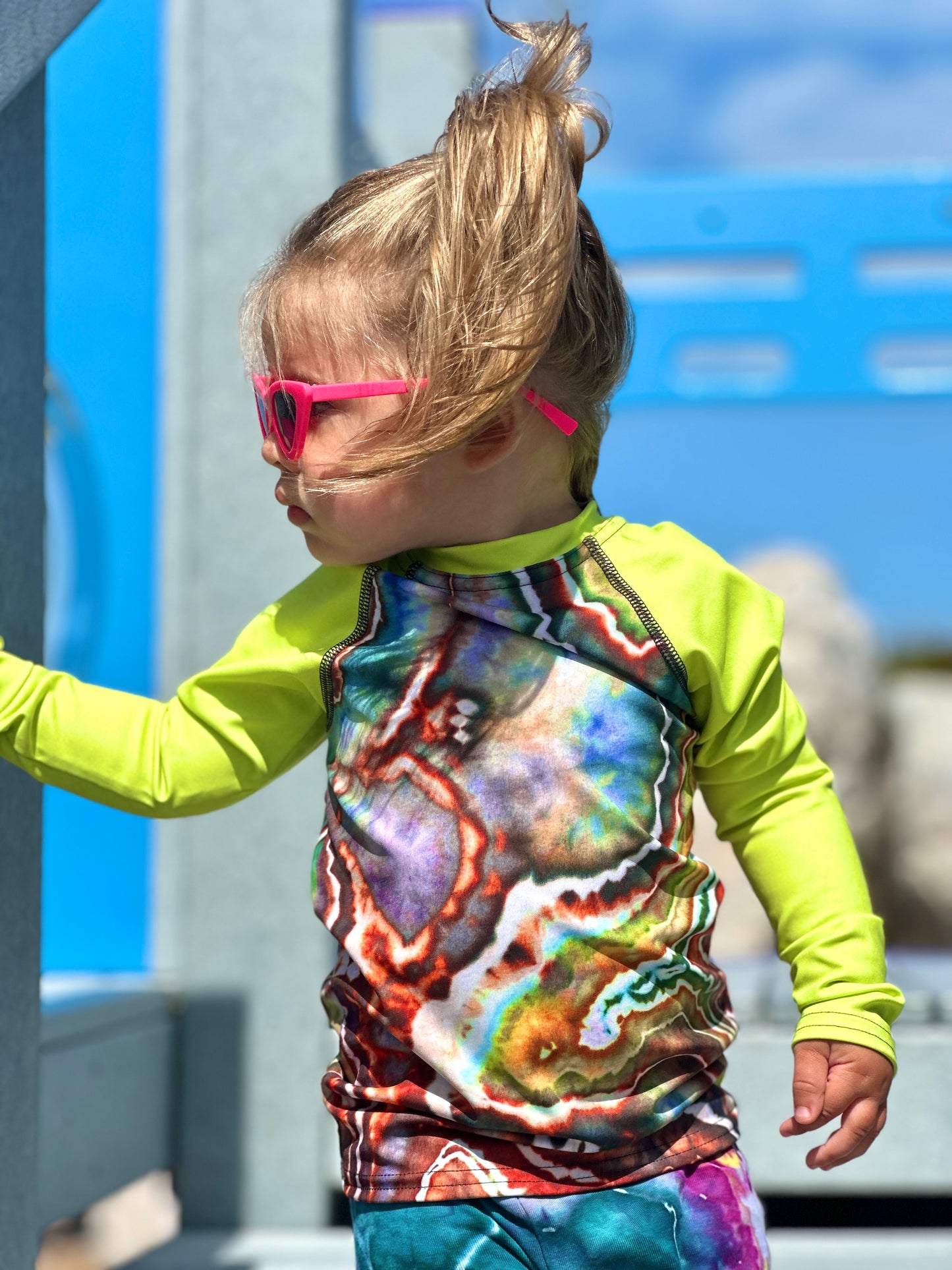 Youth Rash Guard (Sizes 8-20) - Swamp