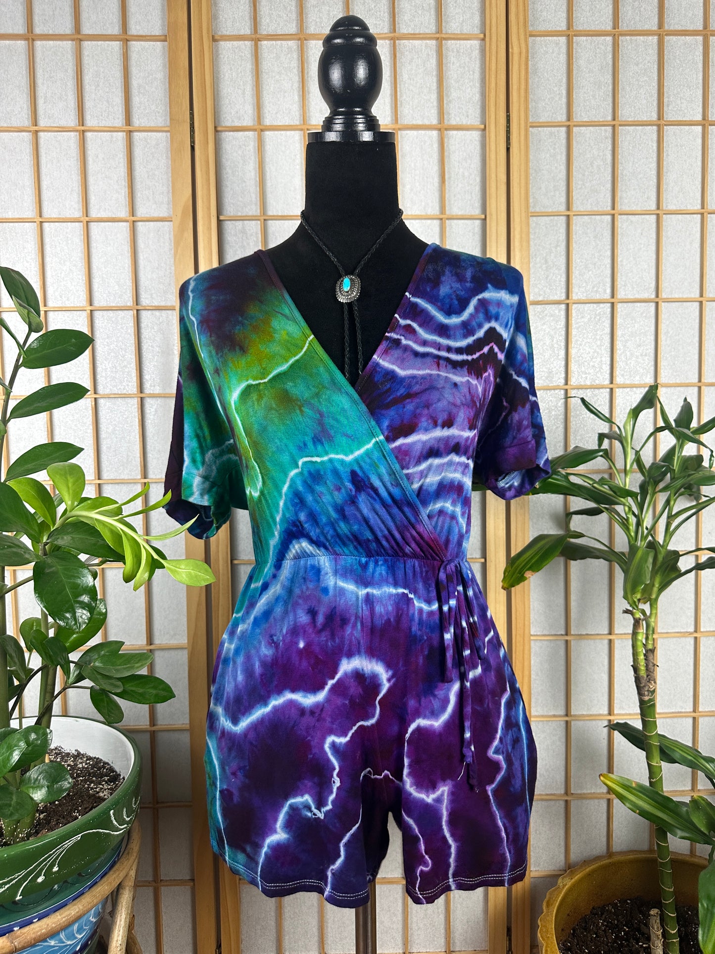 Surplice Romper - SMALL