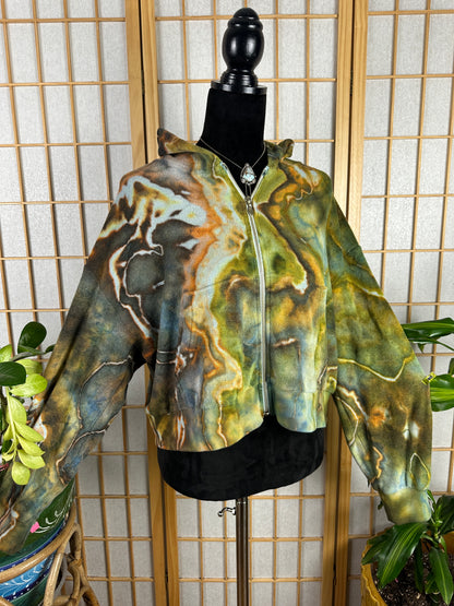 Terrycloth Crop Hoodie - XXL