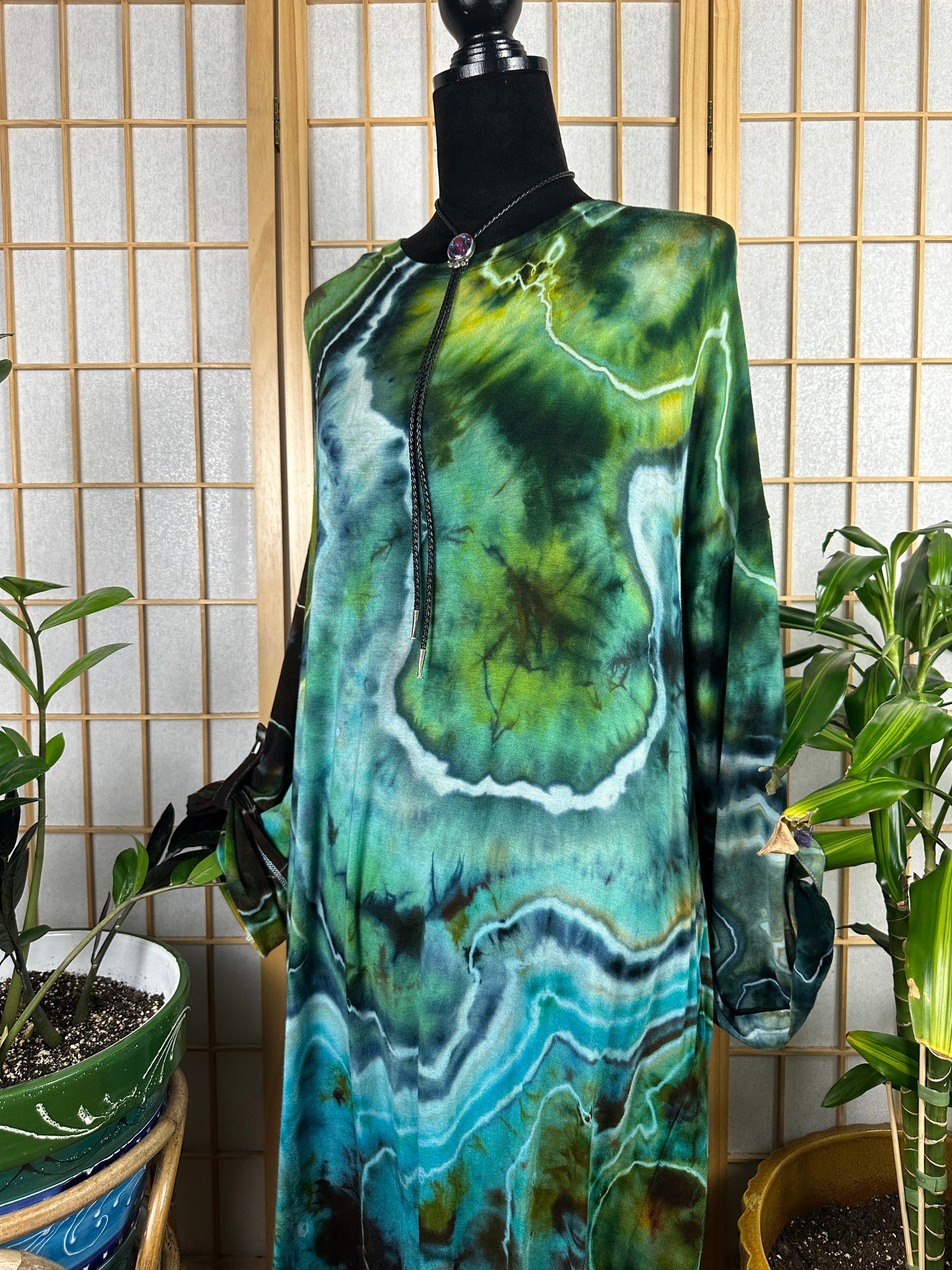 Button Sleeve Maxi - 3X/4X