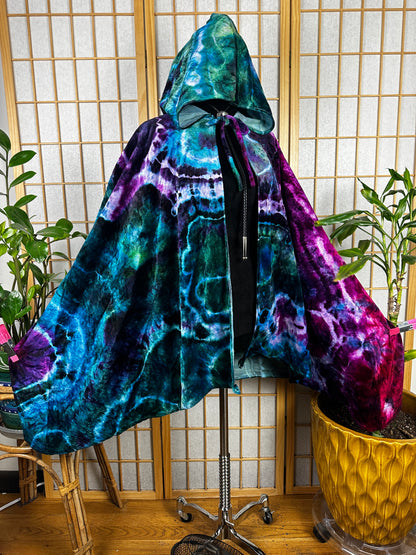 Bamboo Velour Cape - Mermaid