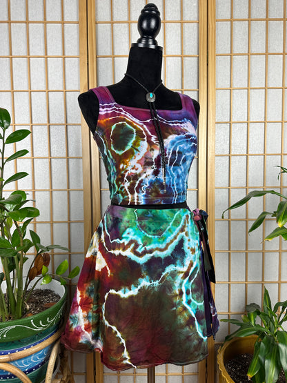 Wrap Skirt Set - LG top/XL bottom
