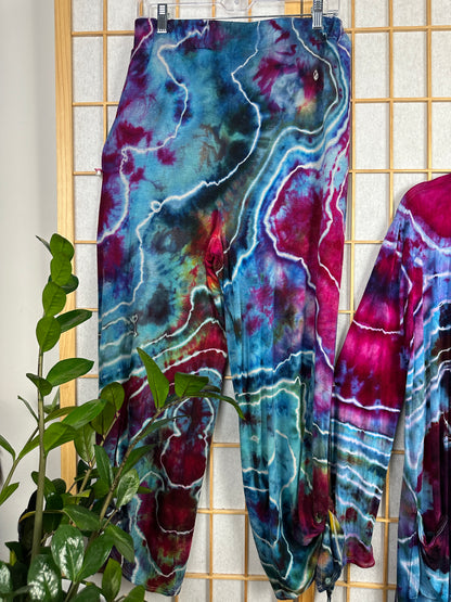 Pocket Cardigan/Tie Jogger Set - LARGE