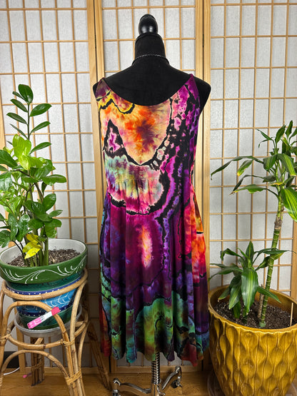 Reverse Surplice Sun Dress - 2/3X