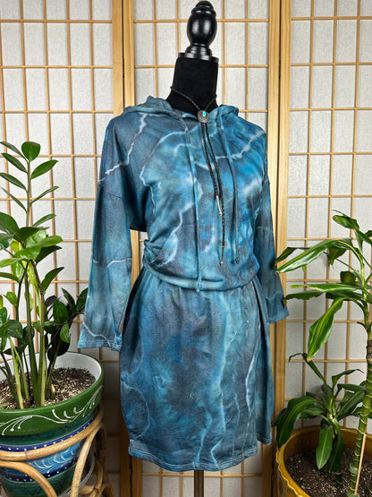 Hoodie Mini Dress - LARGE