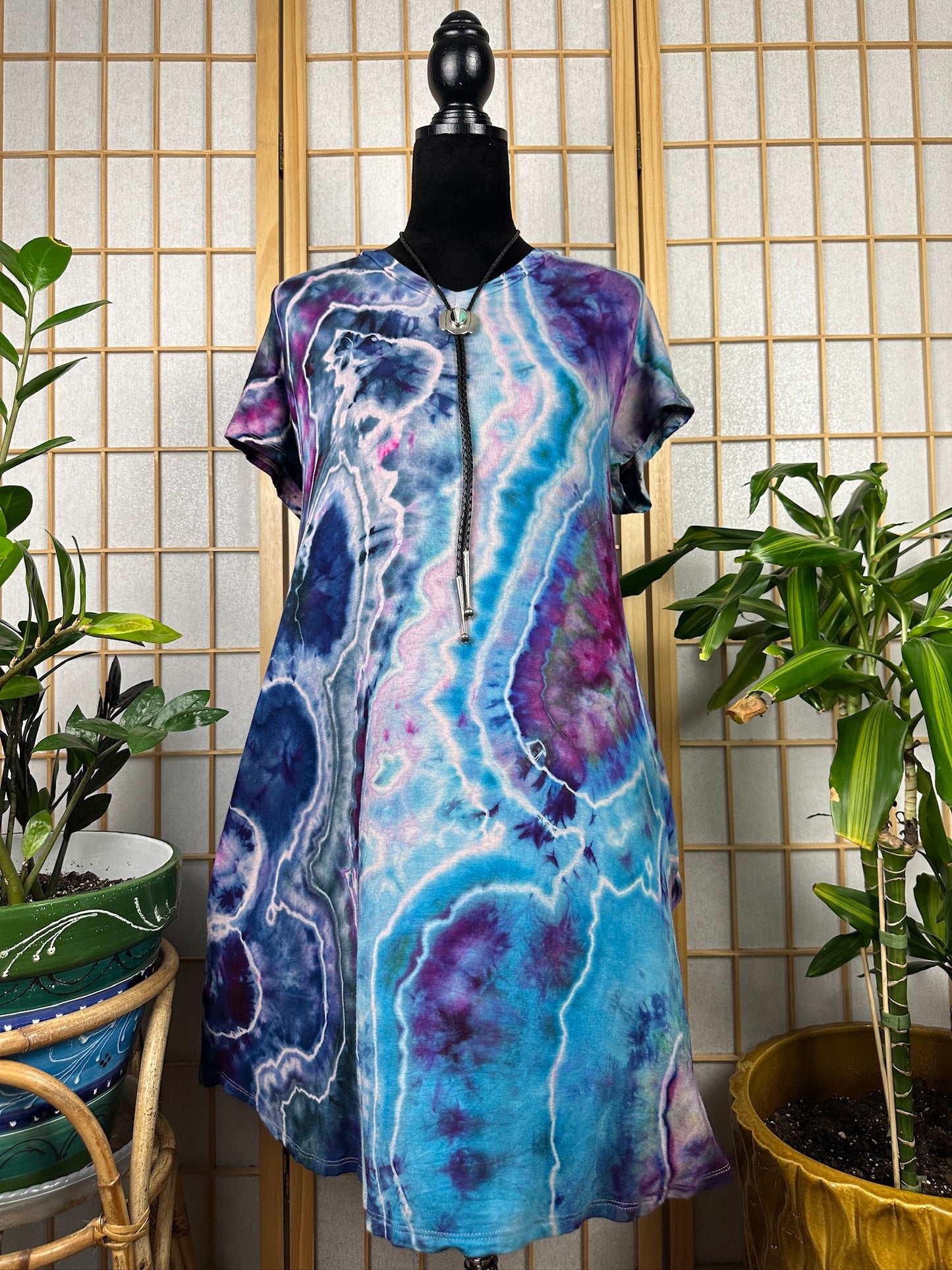 V Neck Swing Dress - XL/1X