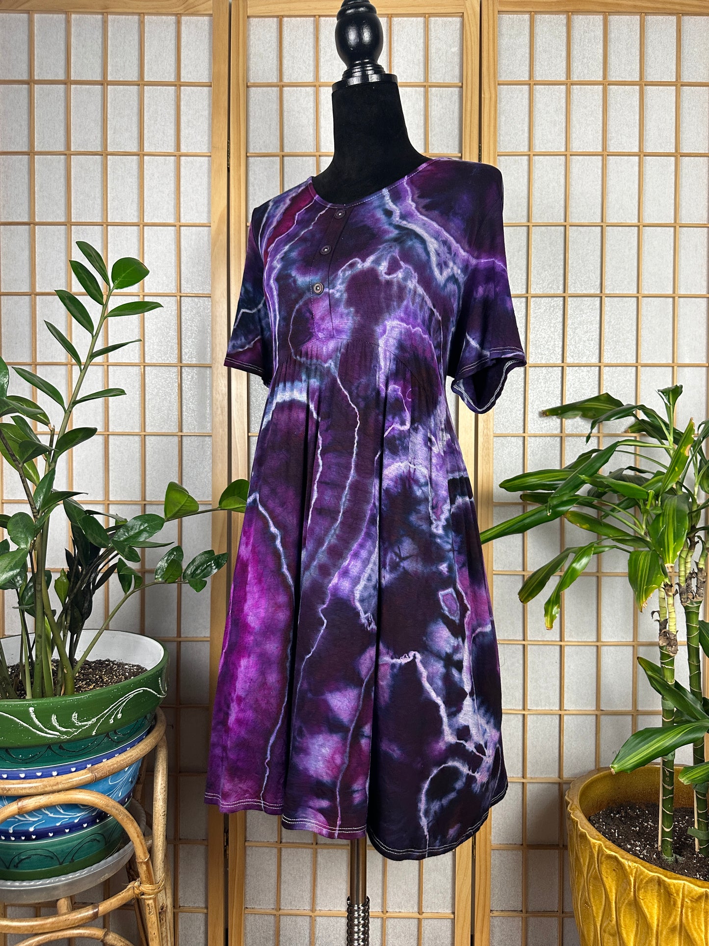 Button Babydoll Dress - XL/1X