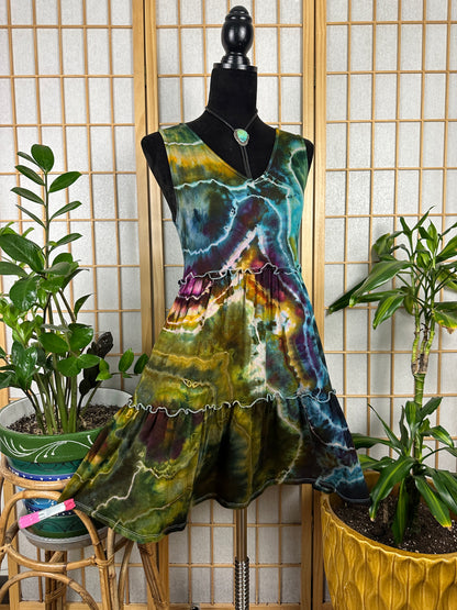 Tiered Tank Dress - SMALL