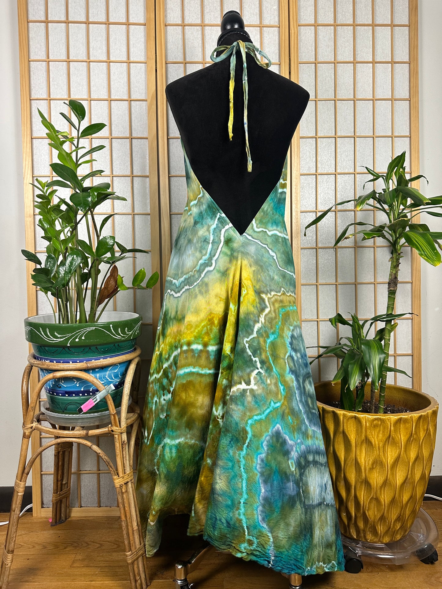 Hyannis Halter Dress - LARGE