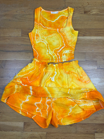 Waffle Skort Set - SMALL