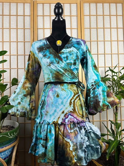 Spinner Mini Skirt/Wrap Top Set - SM/MD