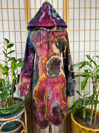 Hoodie Sweatshirt Dress - MEDIUM