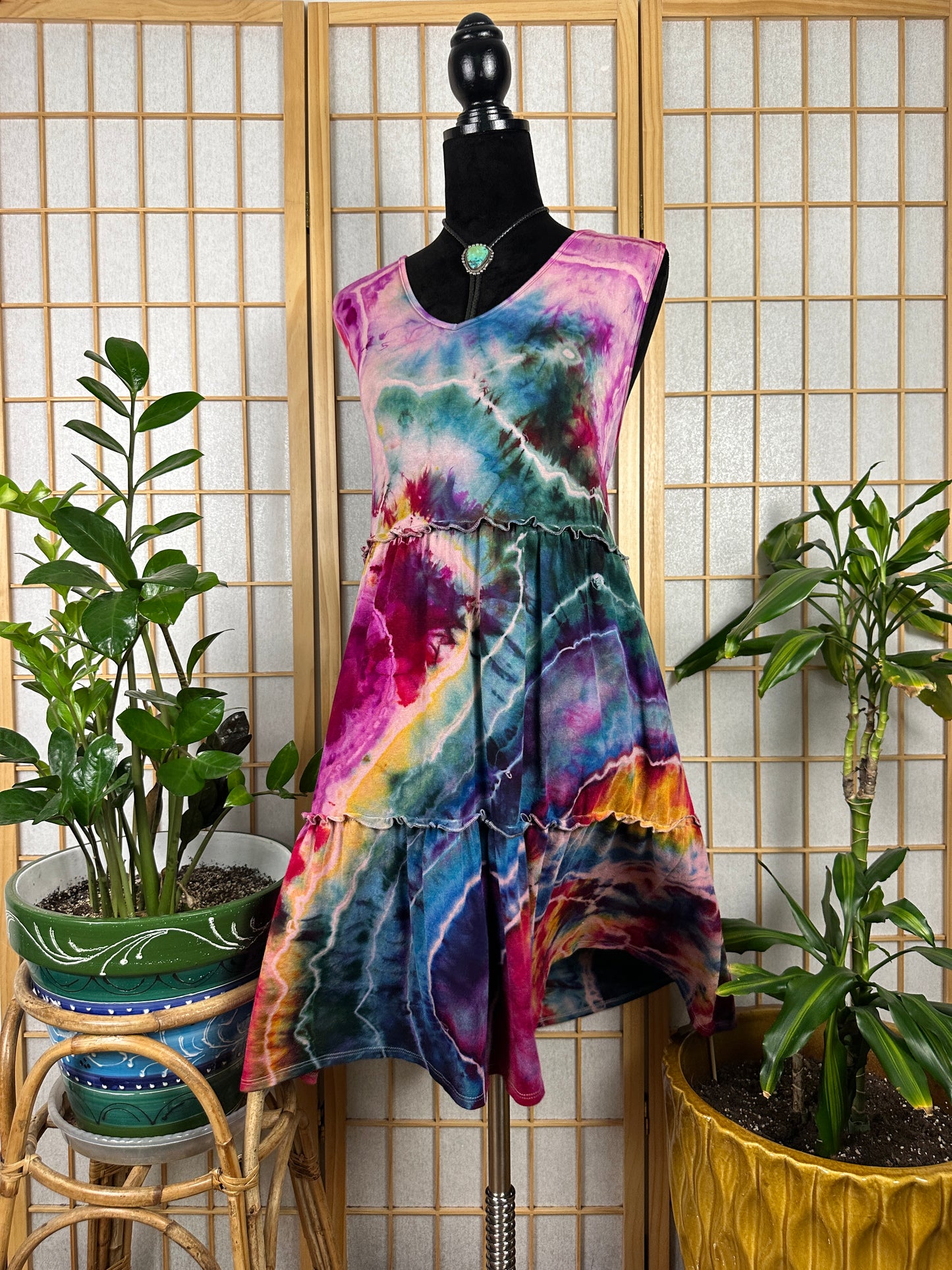 Tiered Tank Dress - 2X