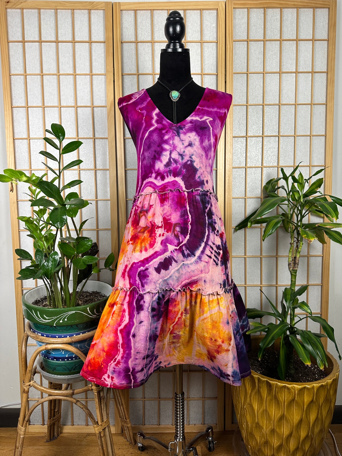 Tiered Tank Dress - 2X