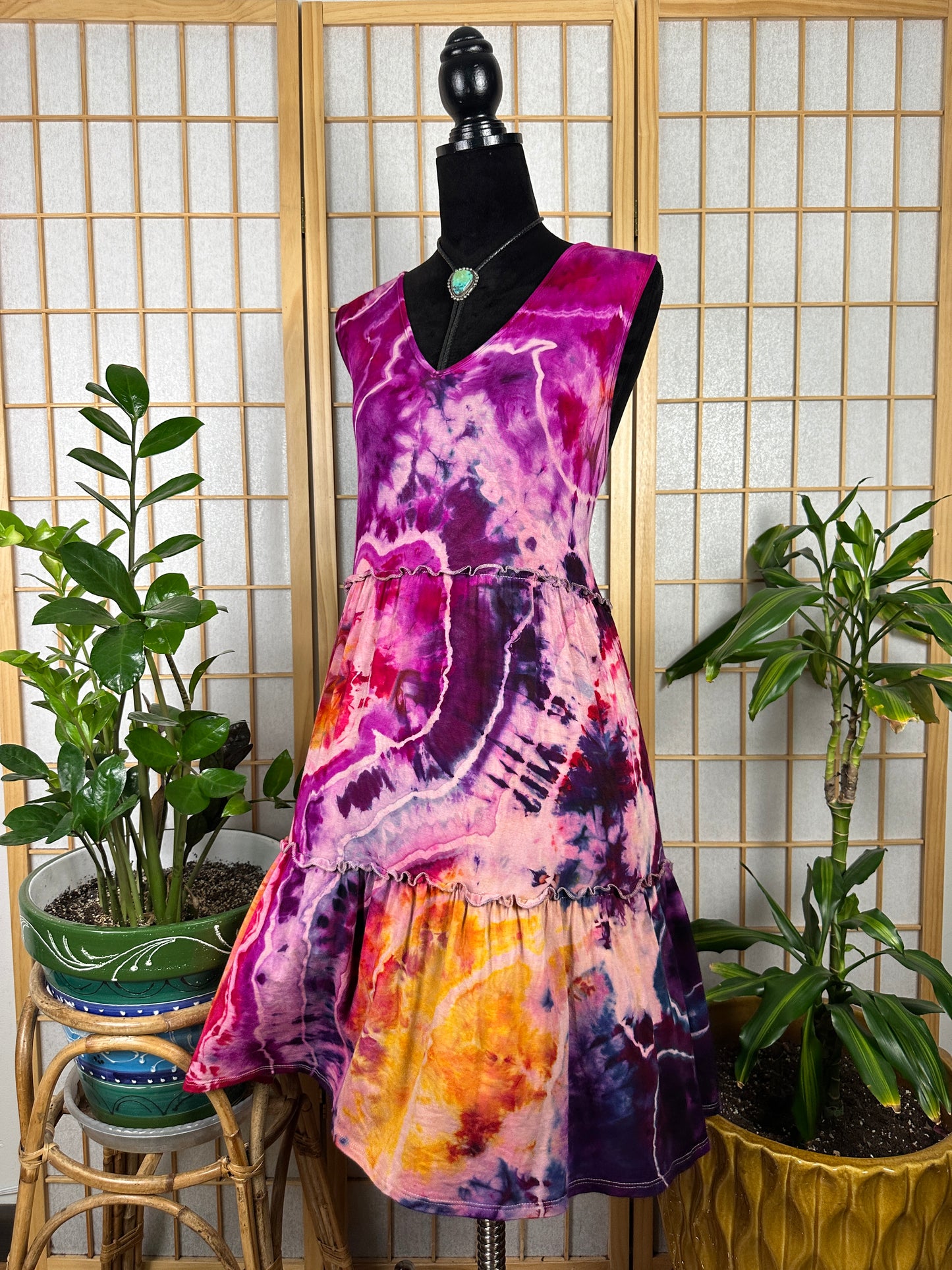 Tiered Tank Dress - 2X