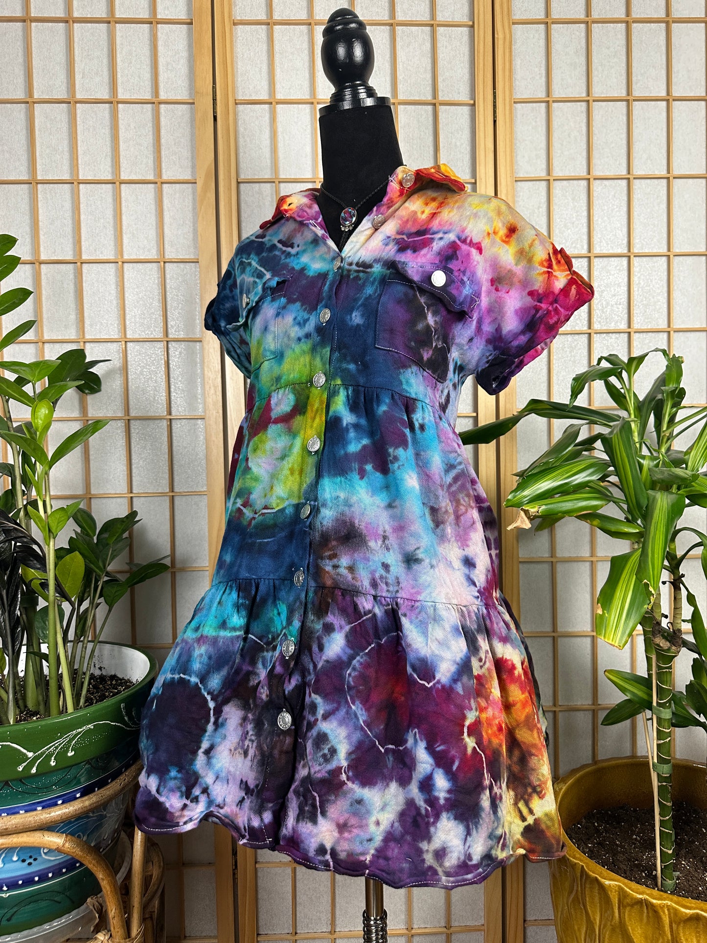 Denim Spinner Dress - SM/MD