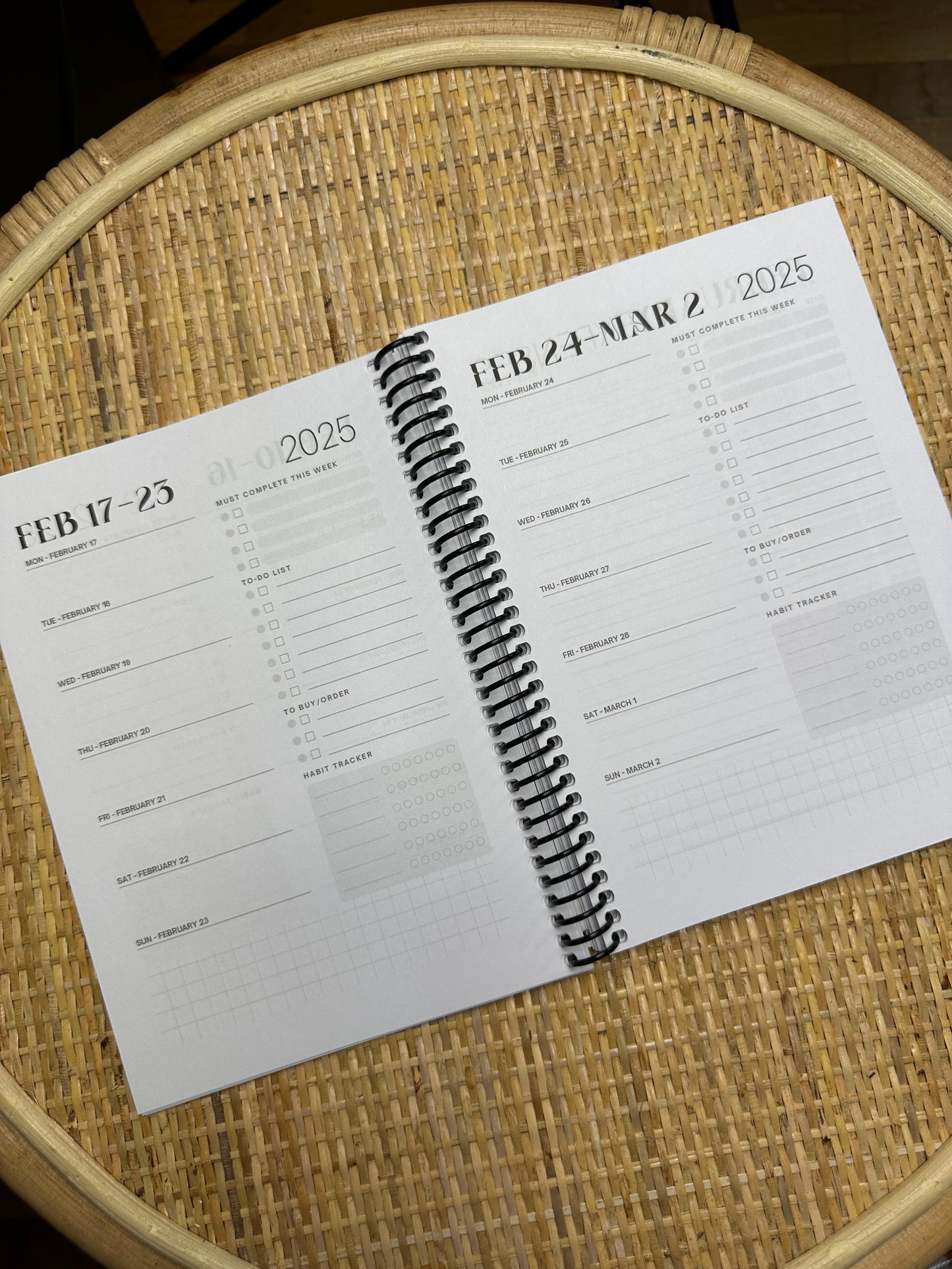 2025 Tie Dye Weekly Planners (Multiple Options)