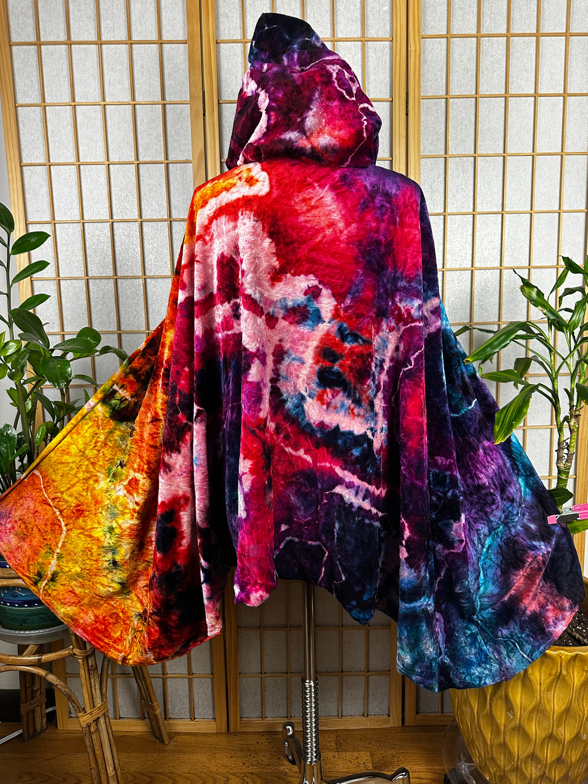 Bamboo Velour Cape - Sunset