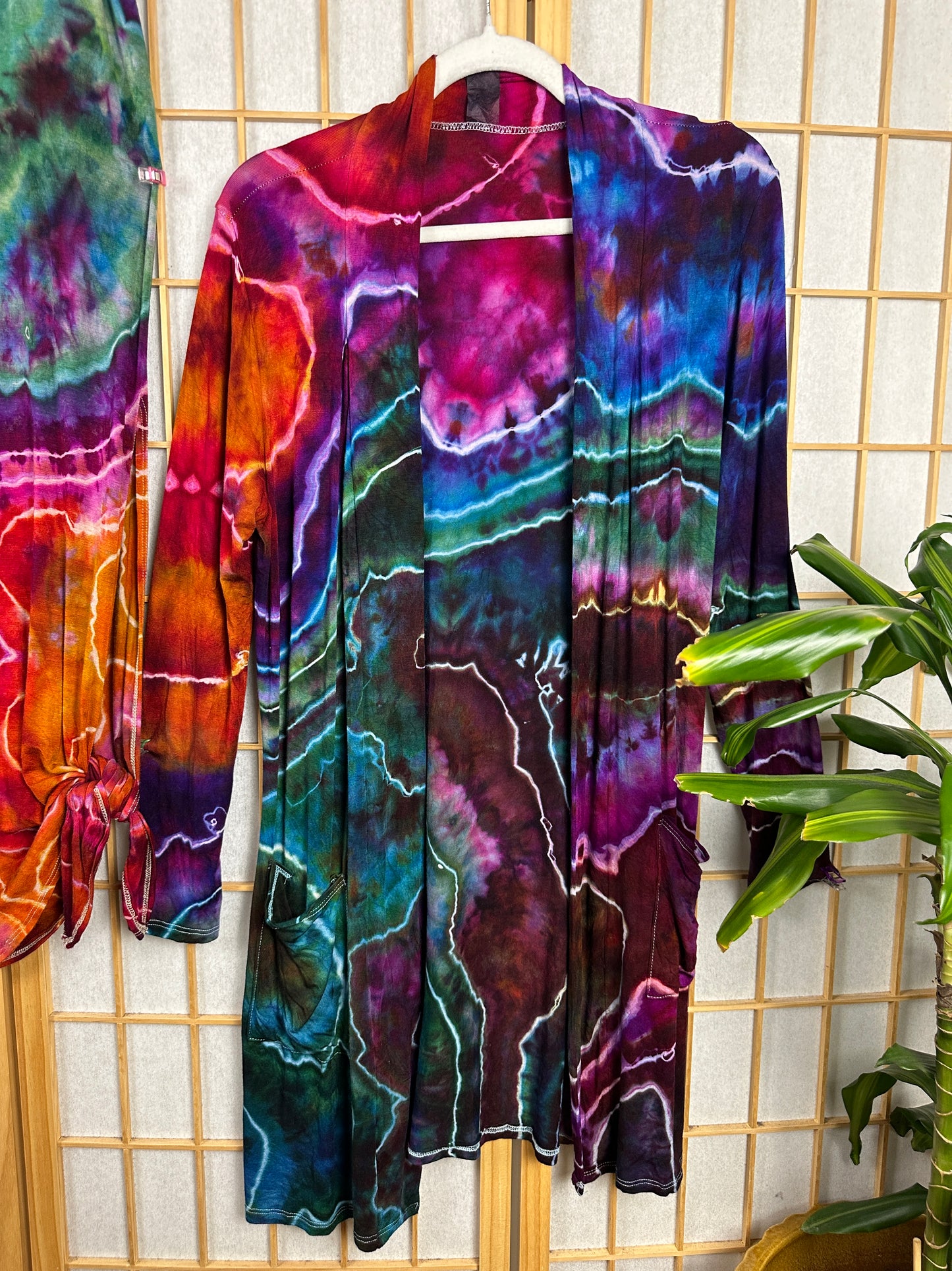 Pocket Cardigan/Tie Jogger Set - SMALL