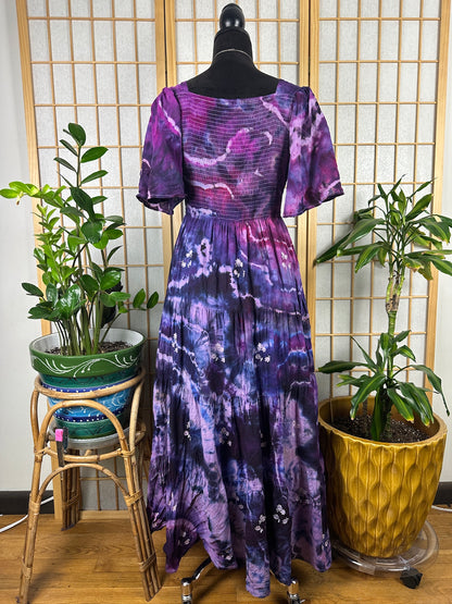 Embroidered Midi Dress - MEDIUM