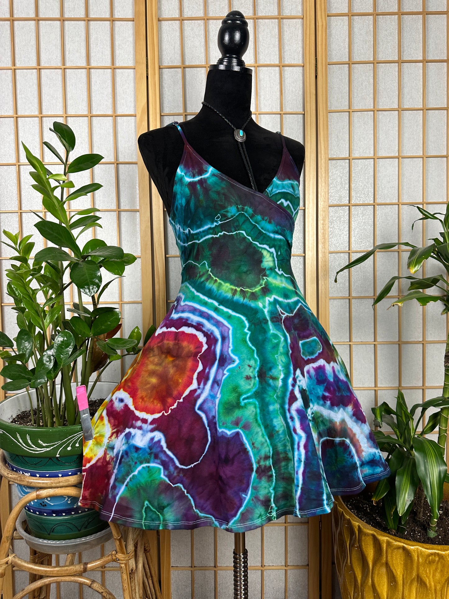 Surplice Skater Dress - XS/S