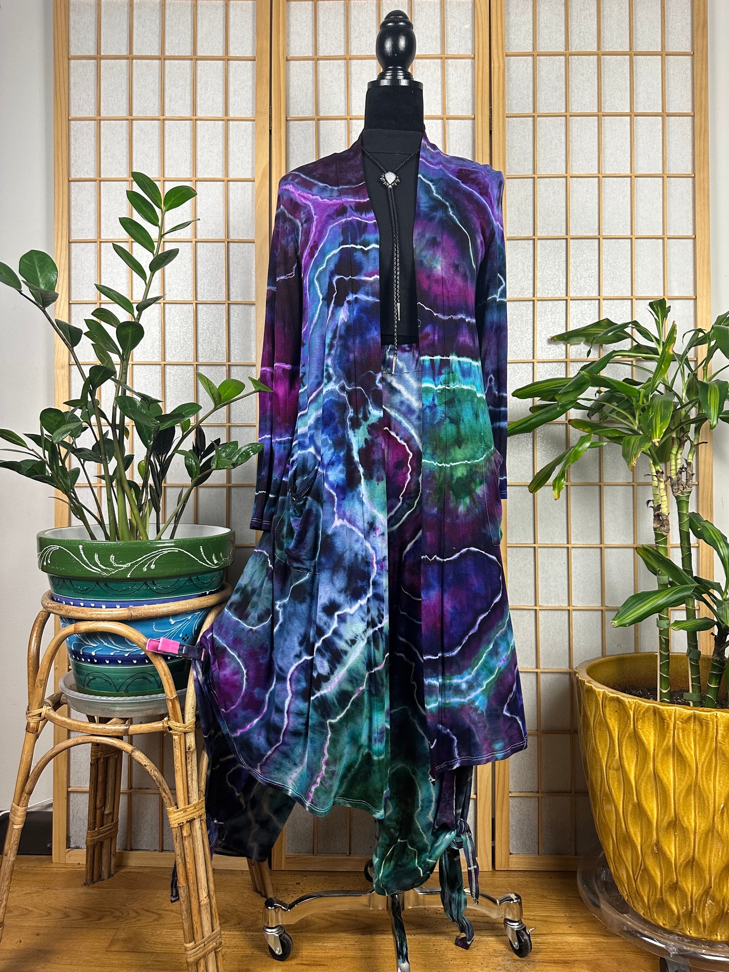 Duster/Tie Jogger Set - SMALL