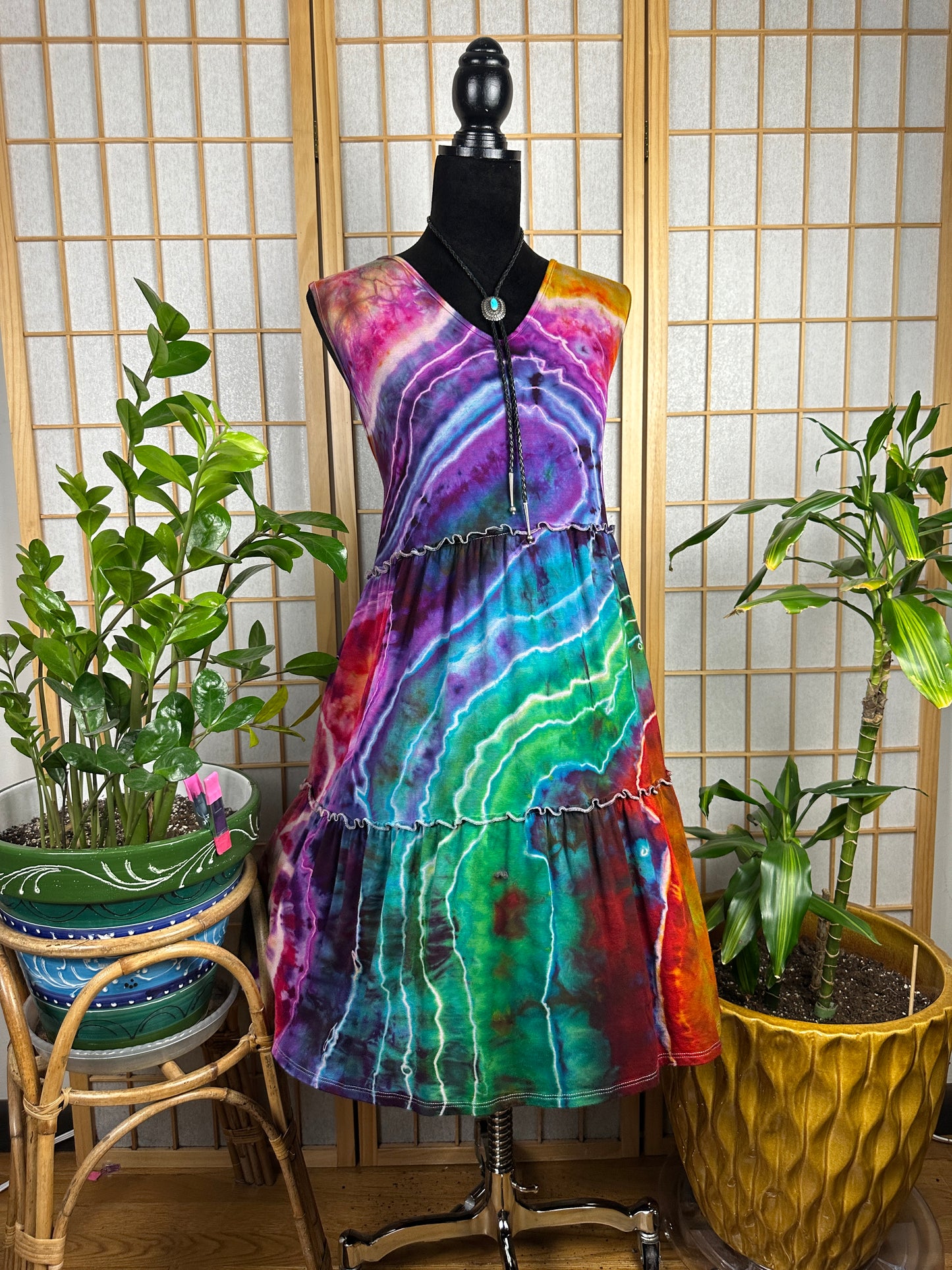 Tiered Tank Dress - 3X