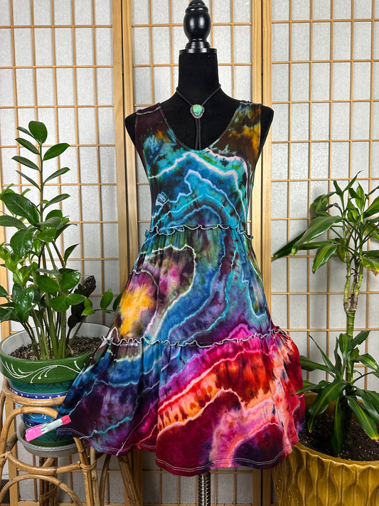 Tiered Tank Dress - SMALL