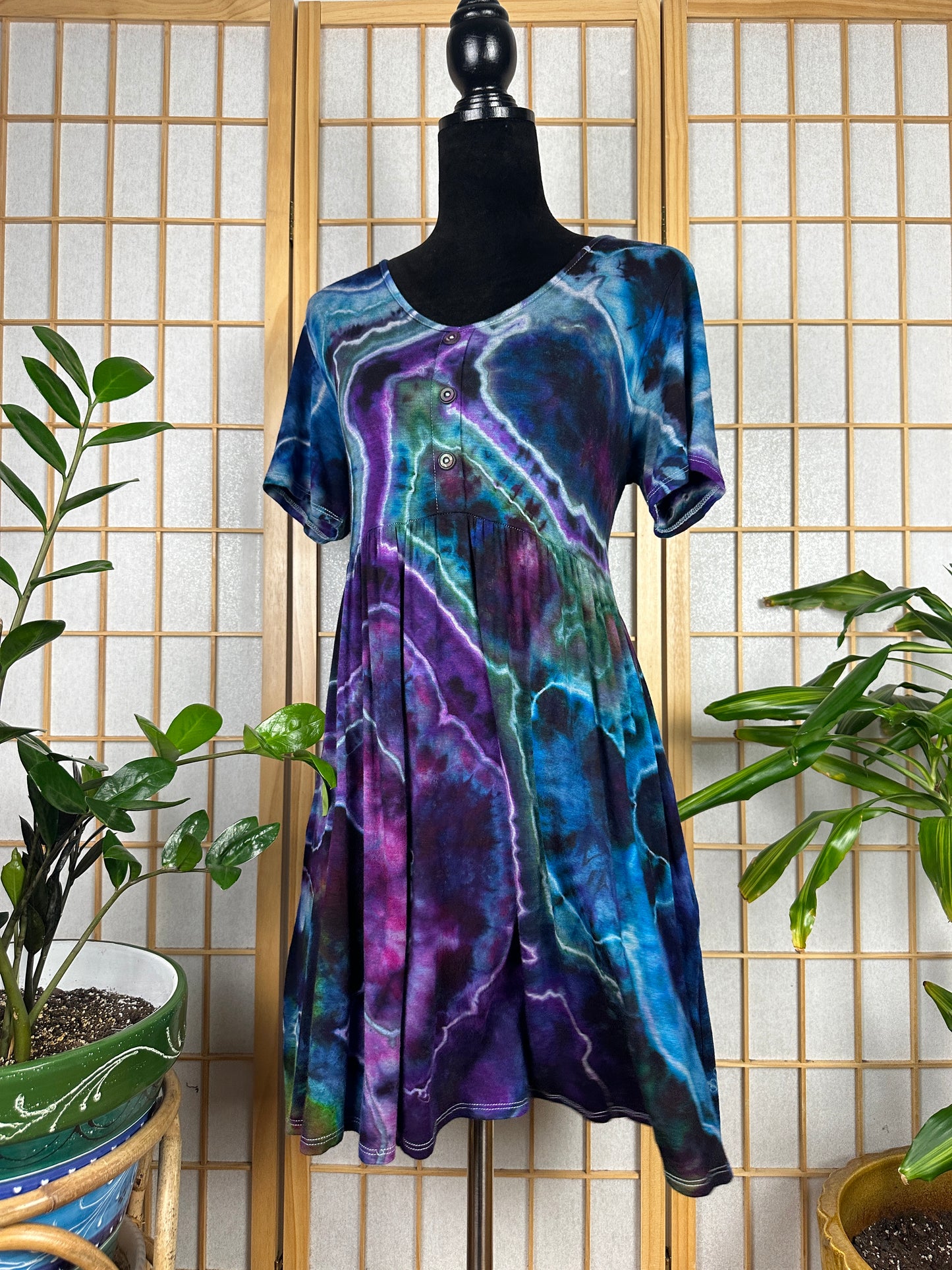 Button Babydoll Dress - SM/MD