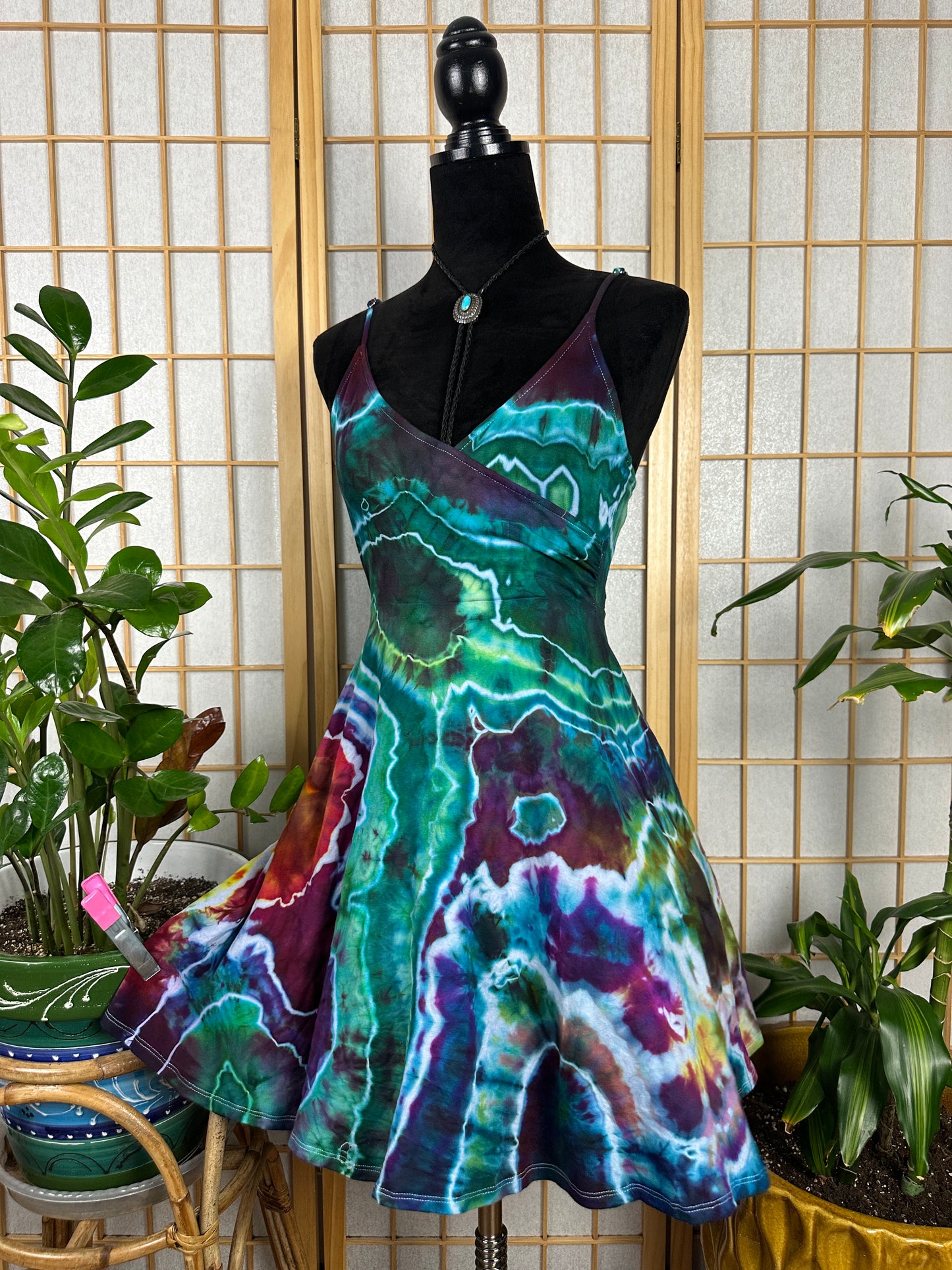 Surplice Skater Dress - XS/S