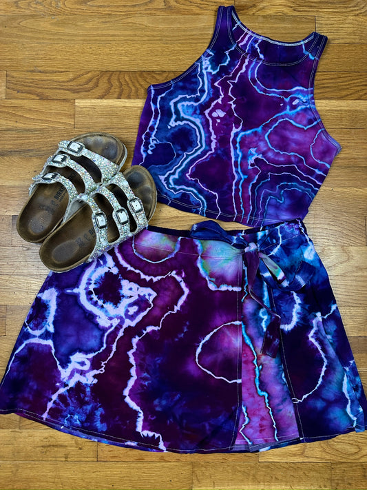 Wrap Skirt Set - LARGE