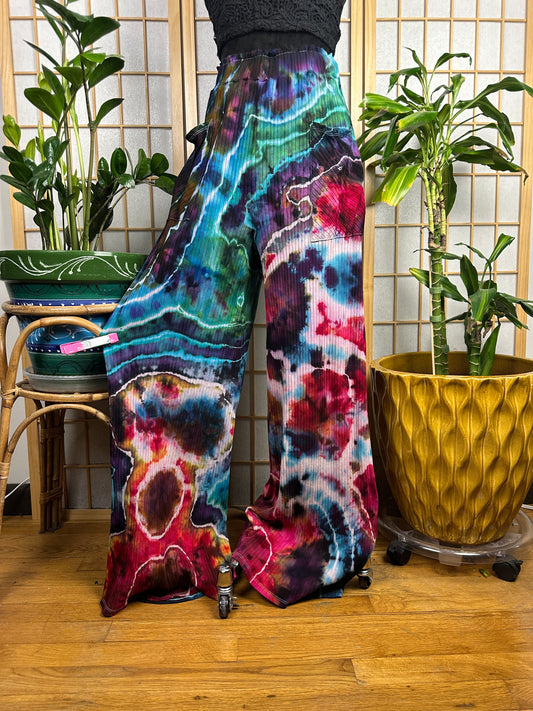 Ribbed Palazzo Pants - XL