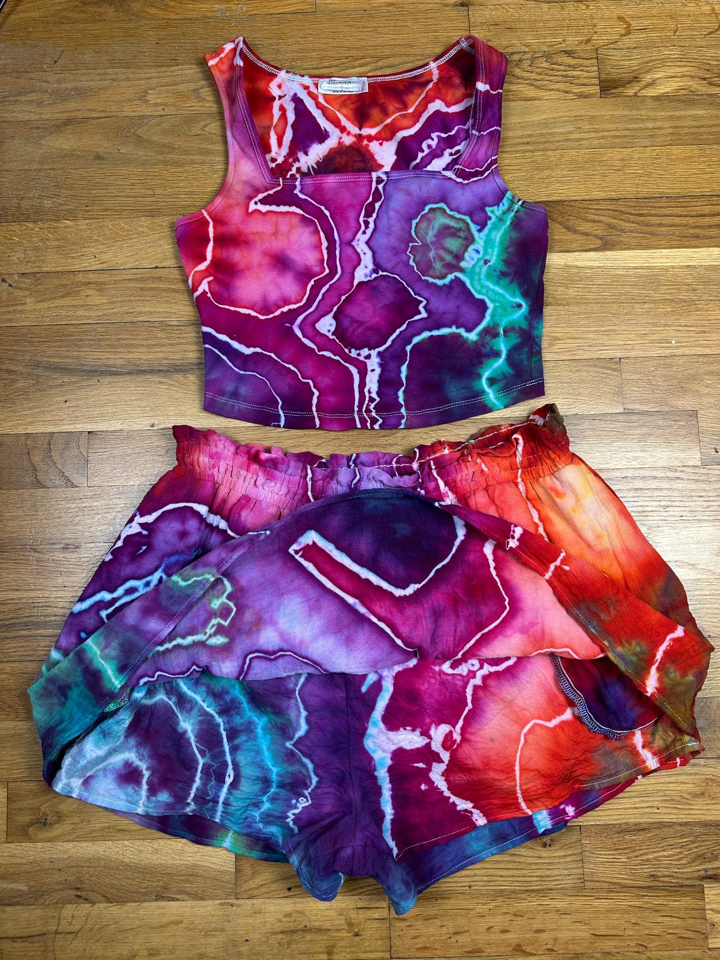 Waffle Skort Set - LARGE
