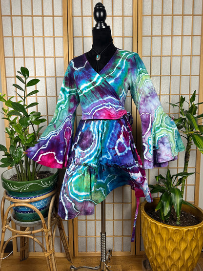 Spinner Mini Skirt/Wrap Top Set - LG/XL