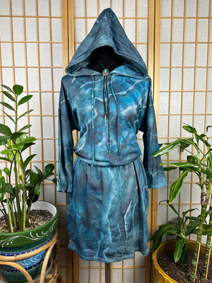 Hoodie Mini Dress - LARGE