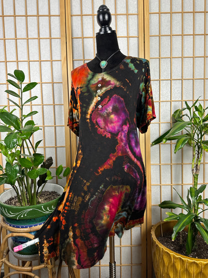 Button Swing Dress - XL/1X