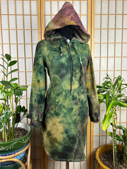 Hoodie Sweatshirt Dress - LARGE