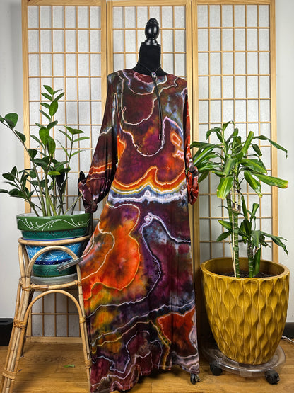 Button Sleeve Maxi - 2X