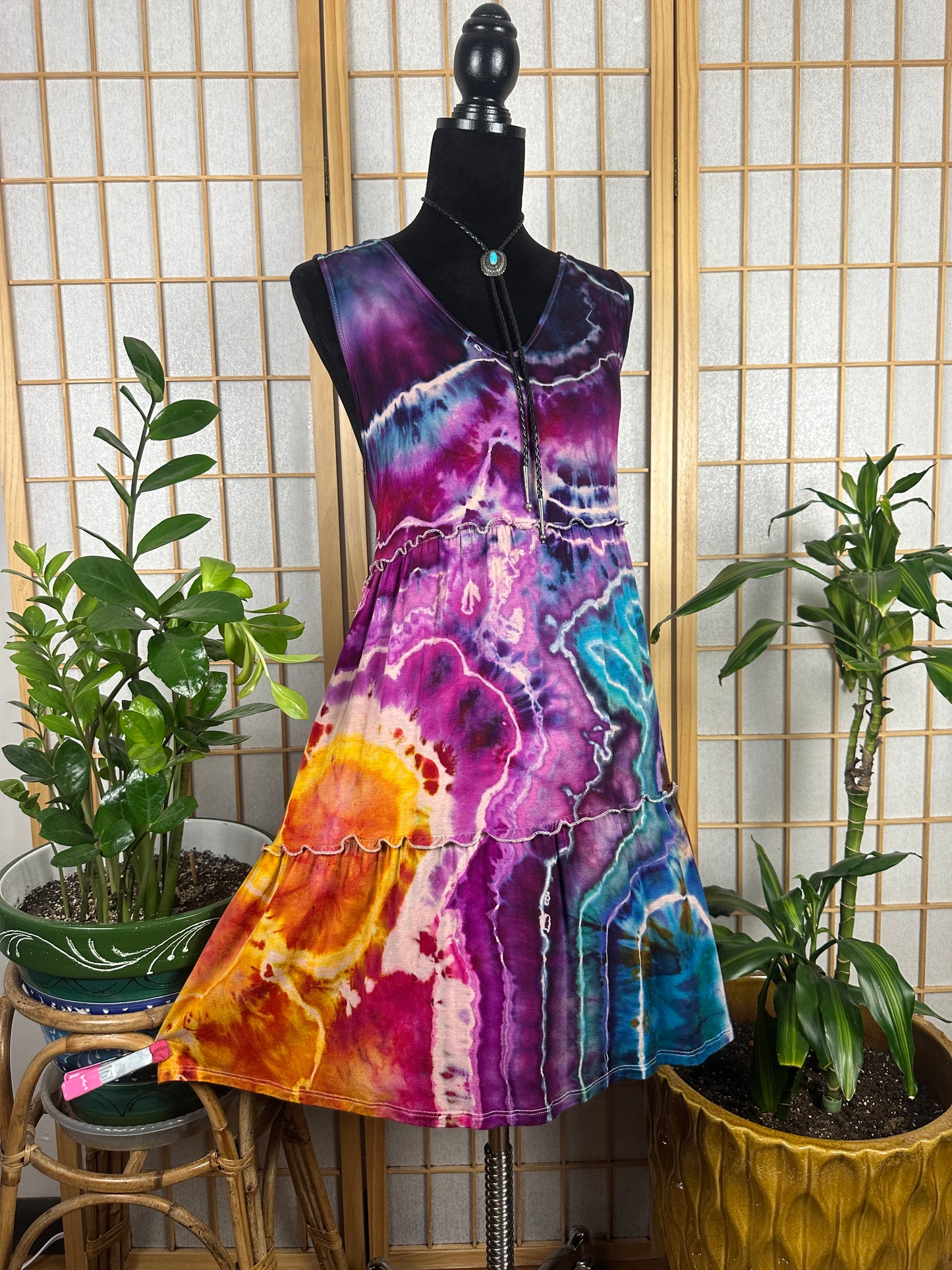 Tiered Tank Dress - LARGE