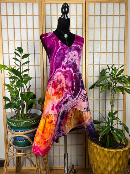 Tiered Tank Dress - 2X