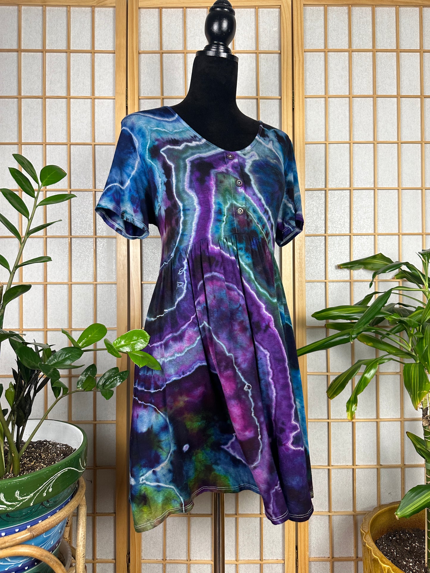 Button Babydoll Dress - SM/MD