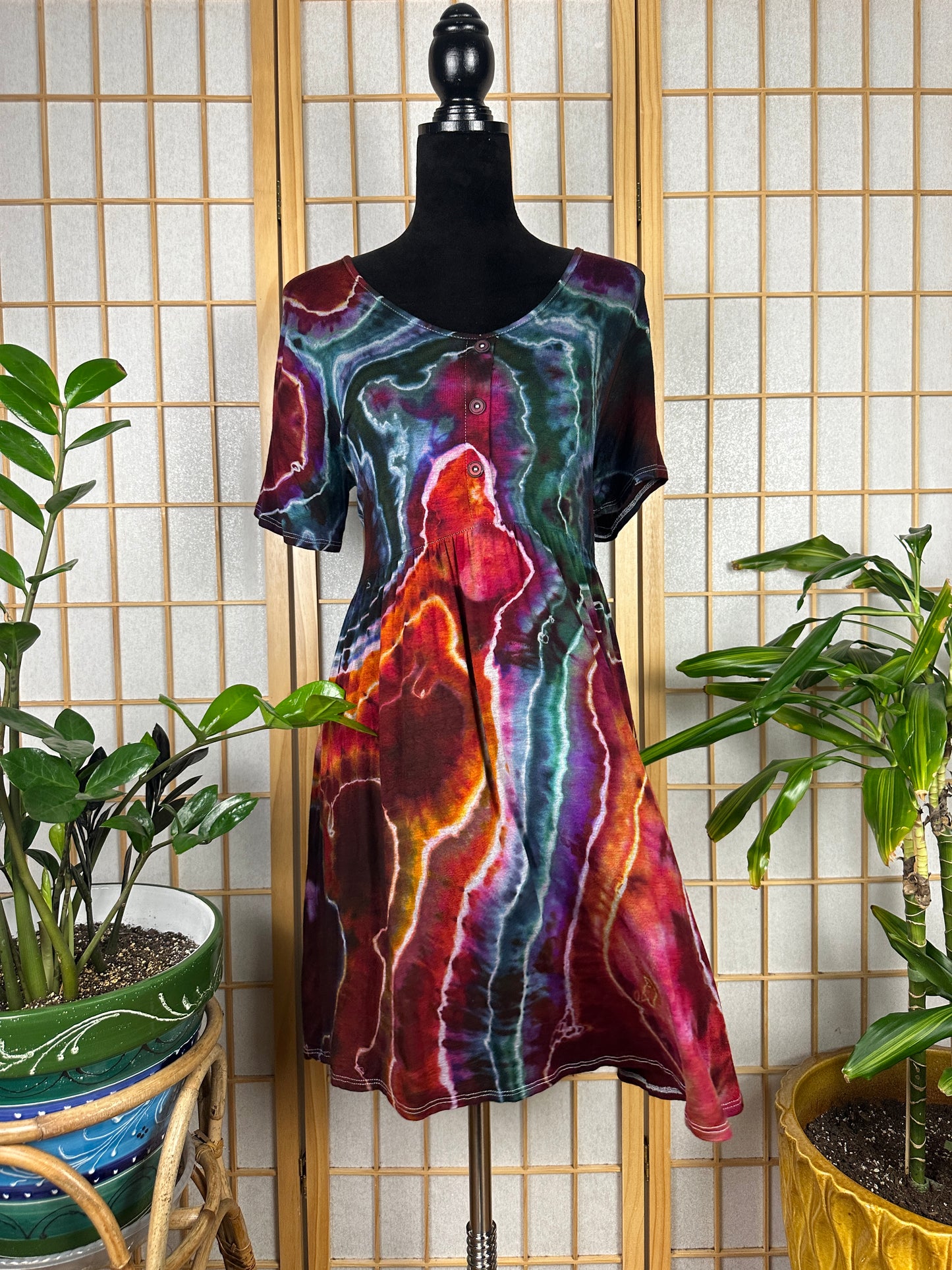 Button Babydoll Dress - MD/LG